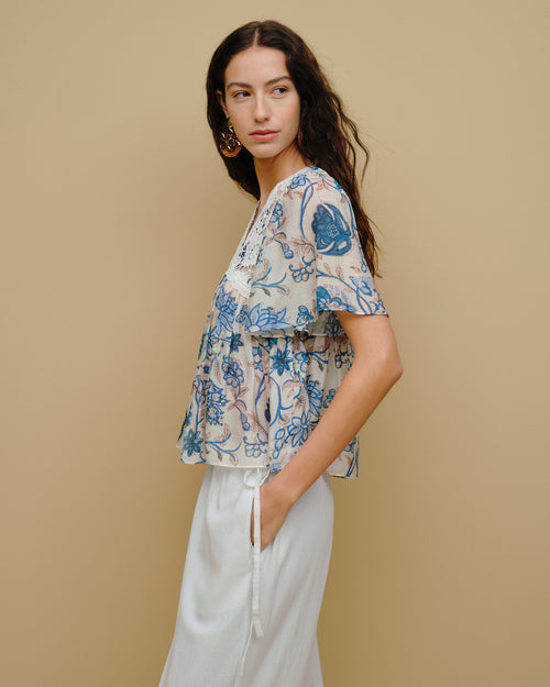 Blusa estampada Naima Hover