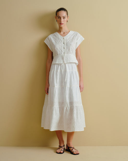 Blusa tela bordada Ilse