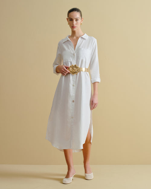 Tunica larga con lino Citlali