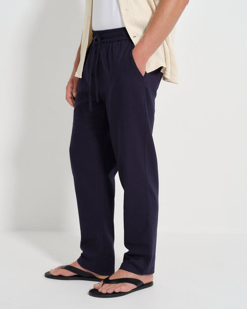 Pantalon con Lino Ferran Hover