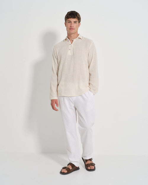 Pantalon con Lino Ferran