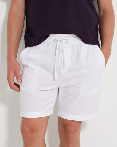 Bermuda con Lino Basilio Hover