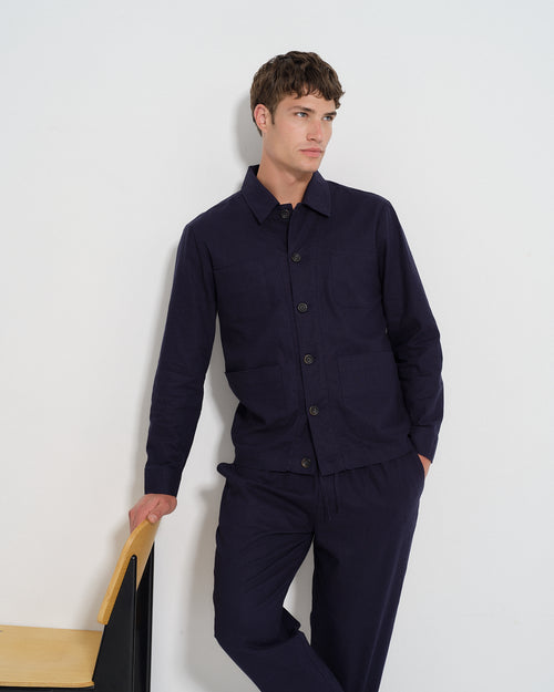 Saco casual con lino Yago