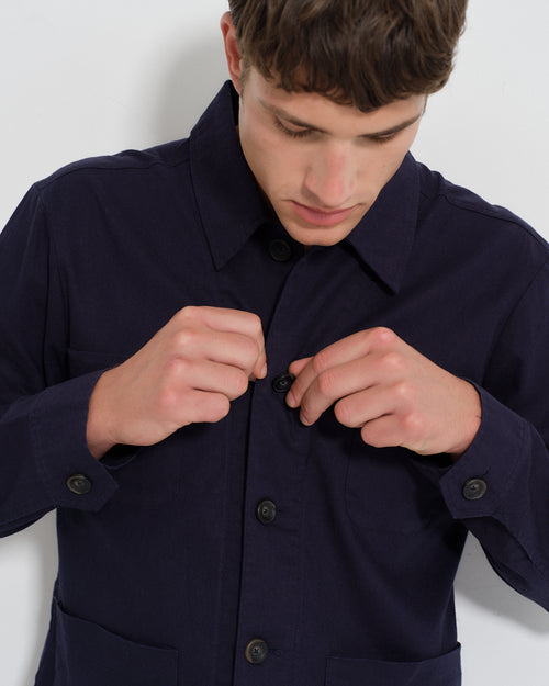 Saco casual con lino Yago Hover