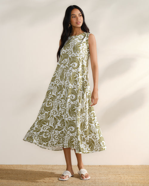 Maxi vestido estampado Danelly/ol