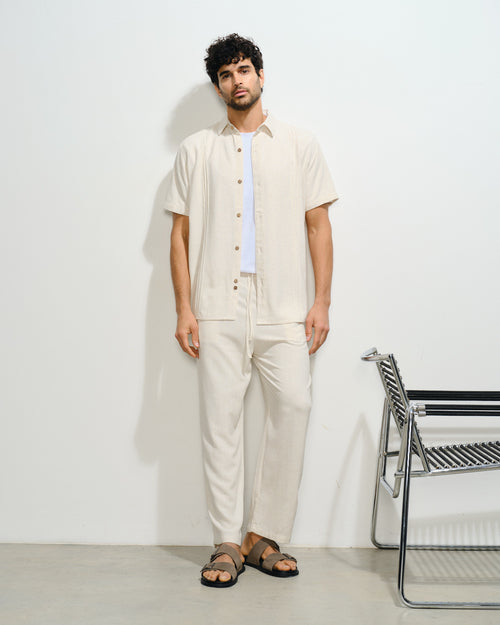 Camisa con alforzas Constantino