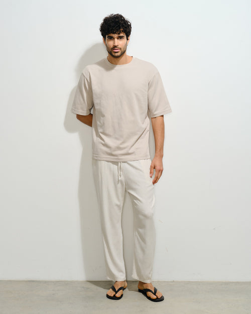 Pantalon con lino Marruecos