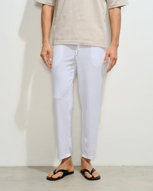 Pantalon con lino Marruecos Hover