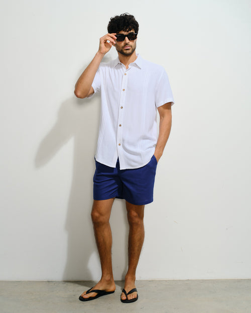 Camisa con alforzas Constantino