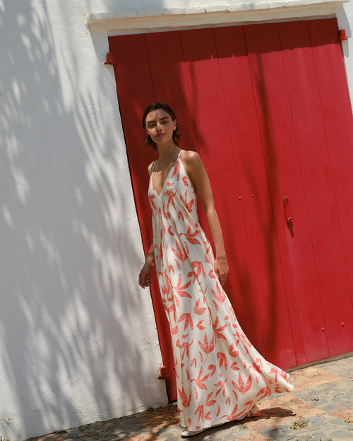 Maxi vestido de tirantes Likson