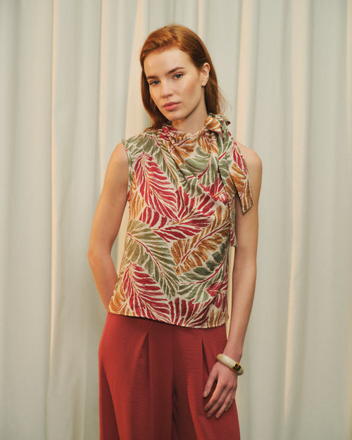 Blusa con lazo Gelmy Hover