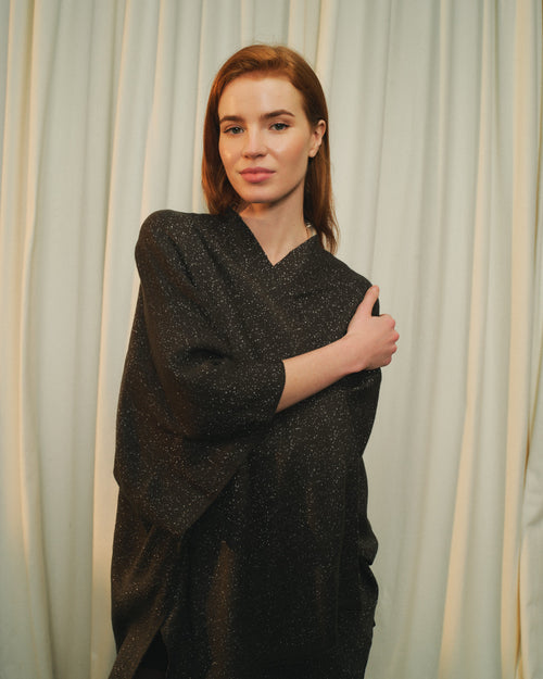 Cardigan con Lurex Santa Maria Hover