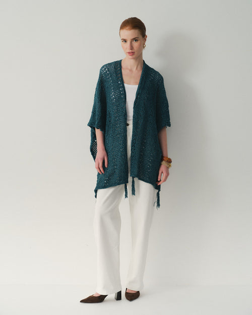 Cárdigan con tejido abierto Rosana