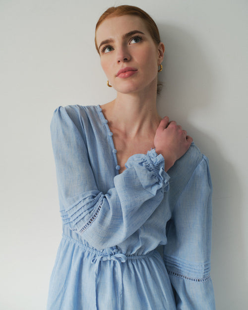 Vestido manga larga Aleli Hover