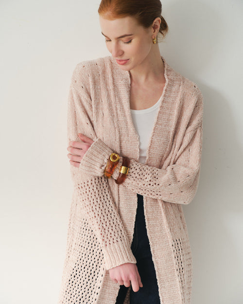 Cárdigan en tejido suave Maris Hover