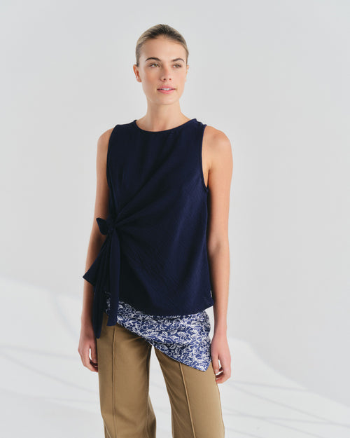 Blusa con nudo Cristal