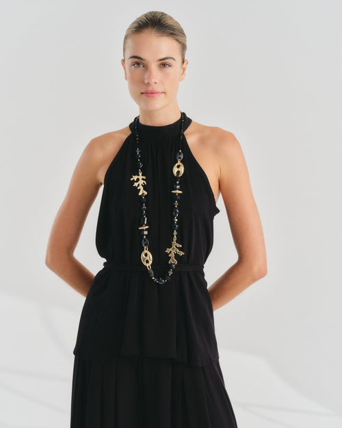 Blusa halter Fuvia