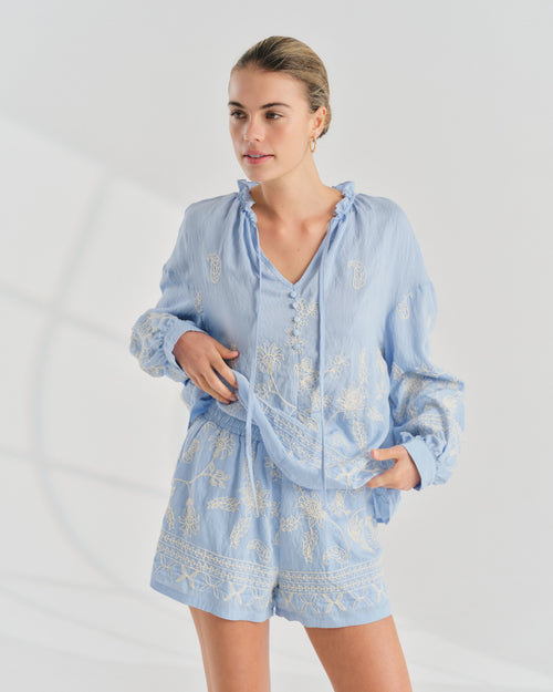 Set de blusa y bermuda Claire