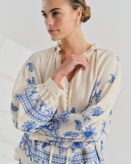 Set de blusa y bermuda Claire Hover