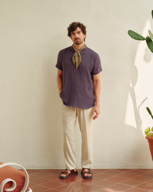 Pantalon con lino Marruecos Hover