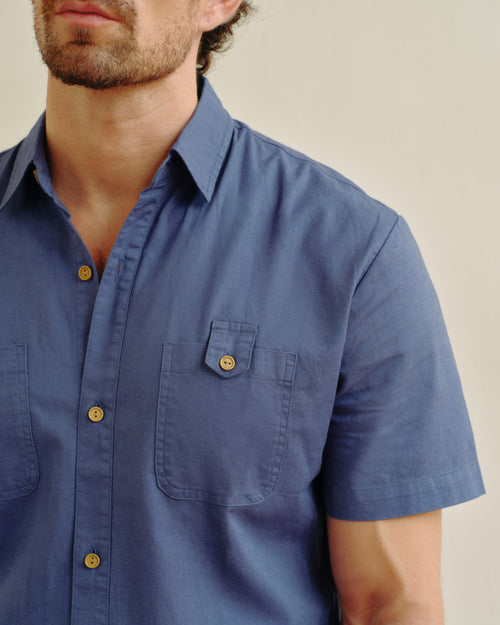 Camisa con lino Romeo Hover