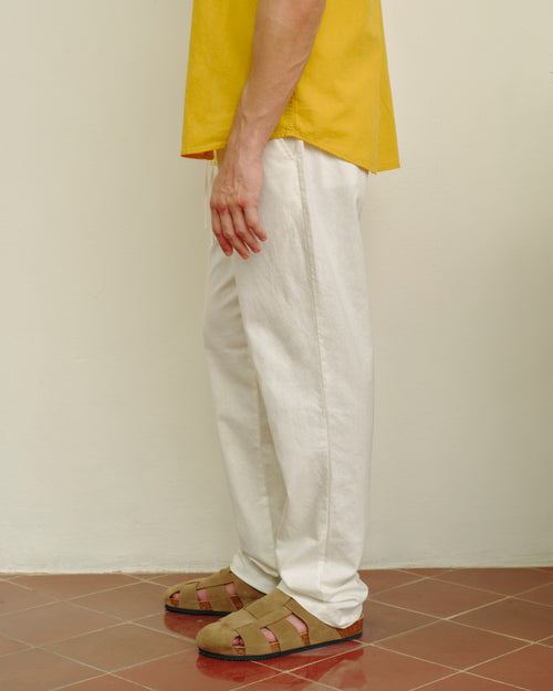 Pantalon con Lino Ferran Hover