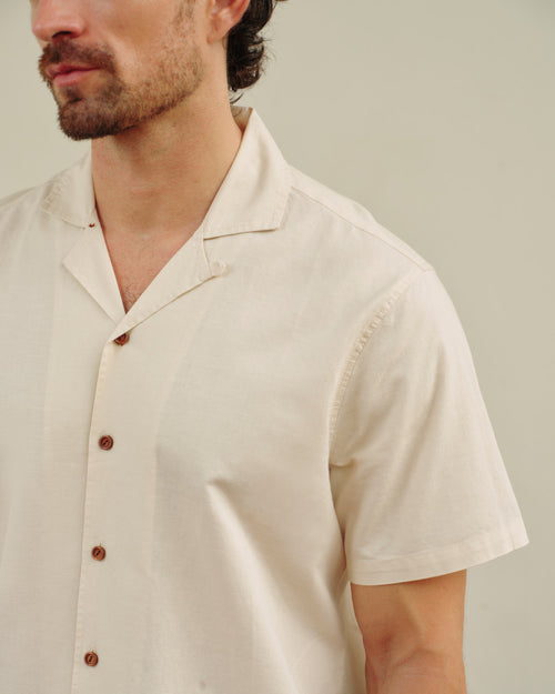 Camisa con lino Antonio Hover