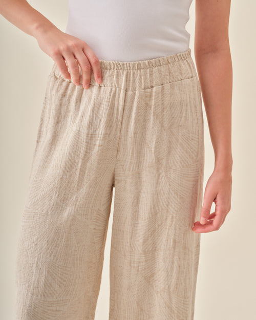Pantalon con lino Jacquaid Yara Hover