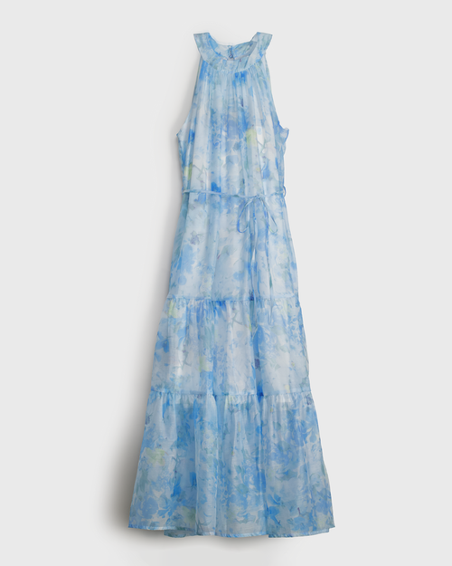 Vestido largo estampado Tulipan