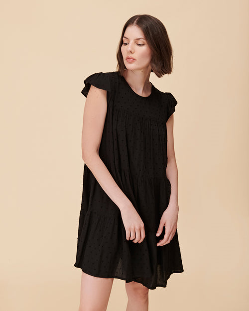 Vestido corto fluido unitalla Romina