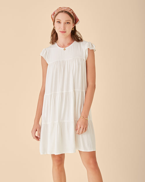 Vestido corto fluido unitalla Romina