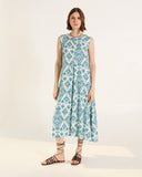 Maxi vestido estampado Danelly/D