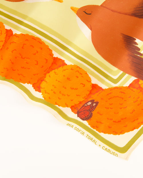 Pañoleta estampada Recordandote (Ana Sofía Toral) Hover