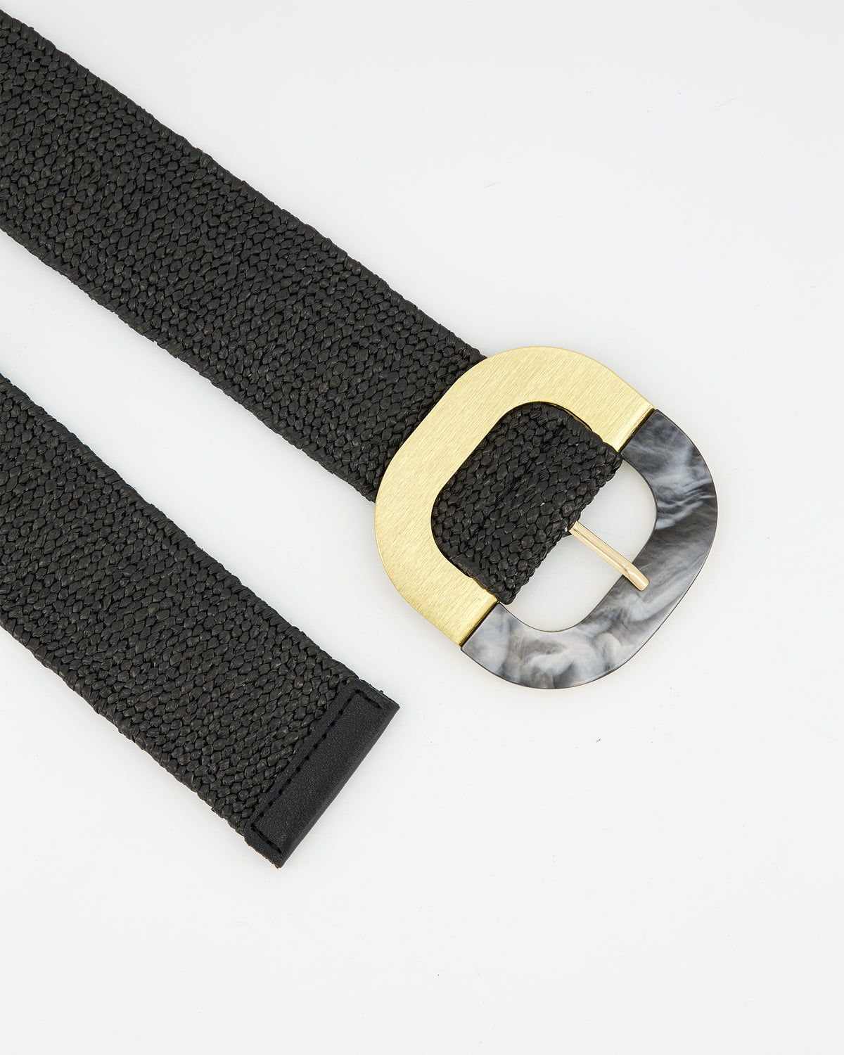 Cinturón elastizado hebilla combinada