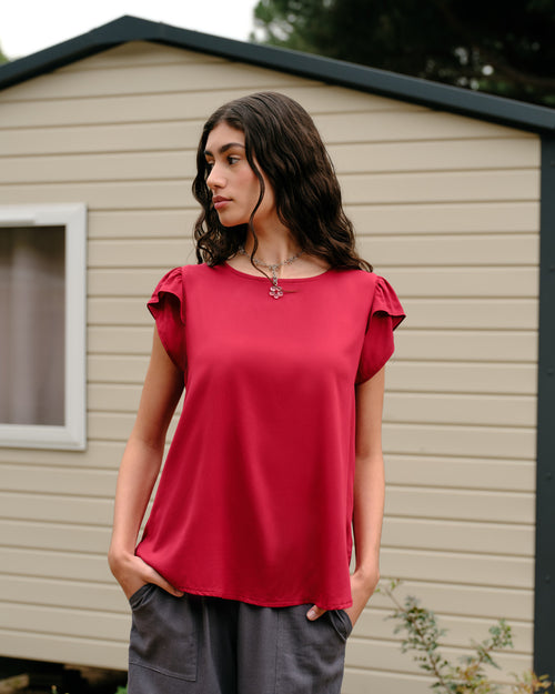 Blusa manga tulipan Ebe