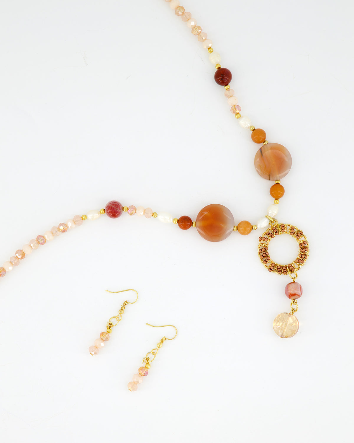 Collar con piedras naturales CL011