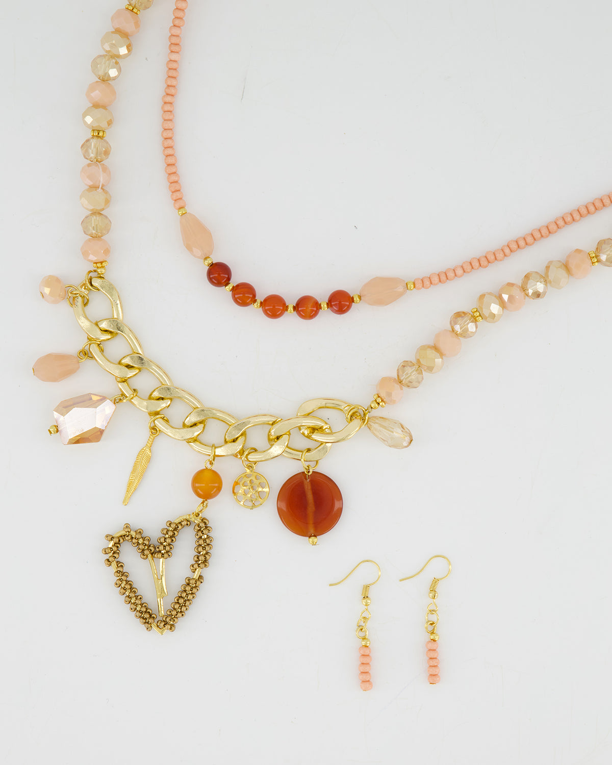 Collar con piedras naturales CL014
