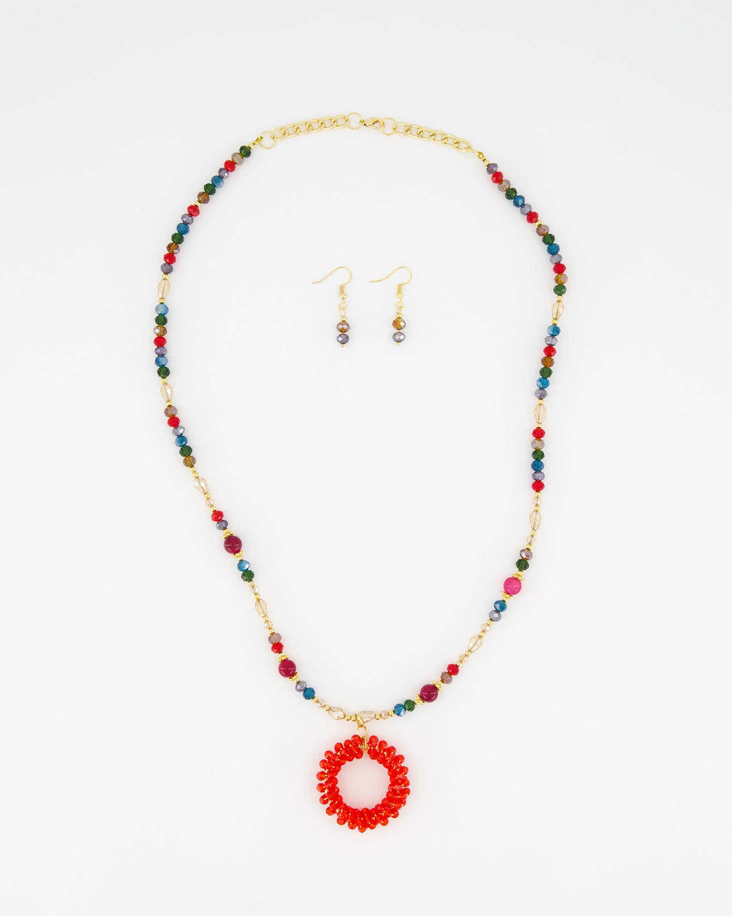 Collar con piedras naturales CB029