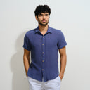 Camisa manga corta algodon manta Amin