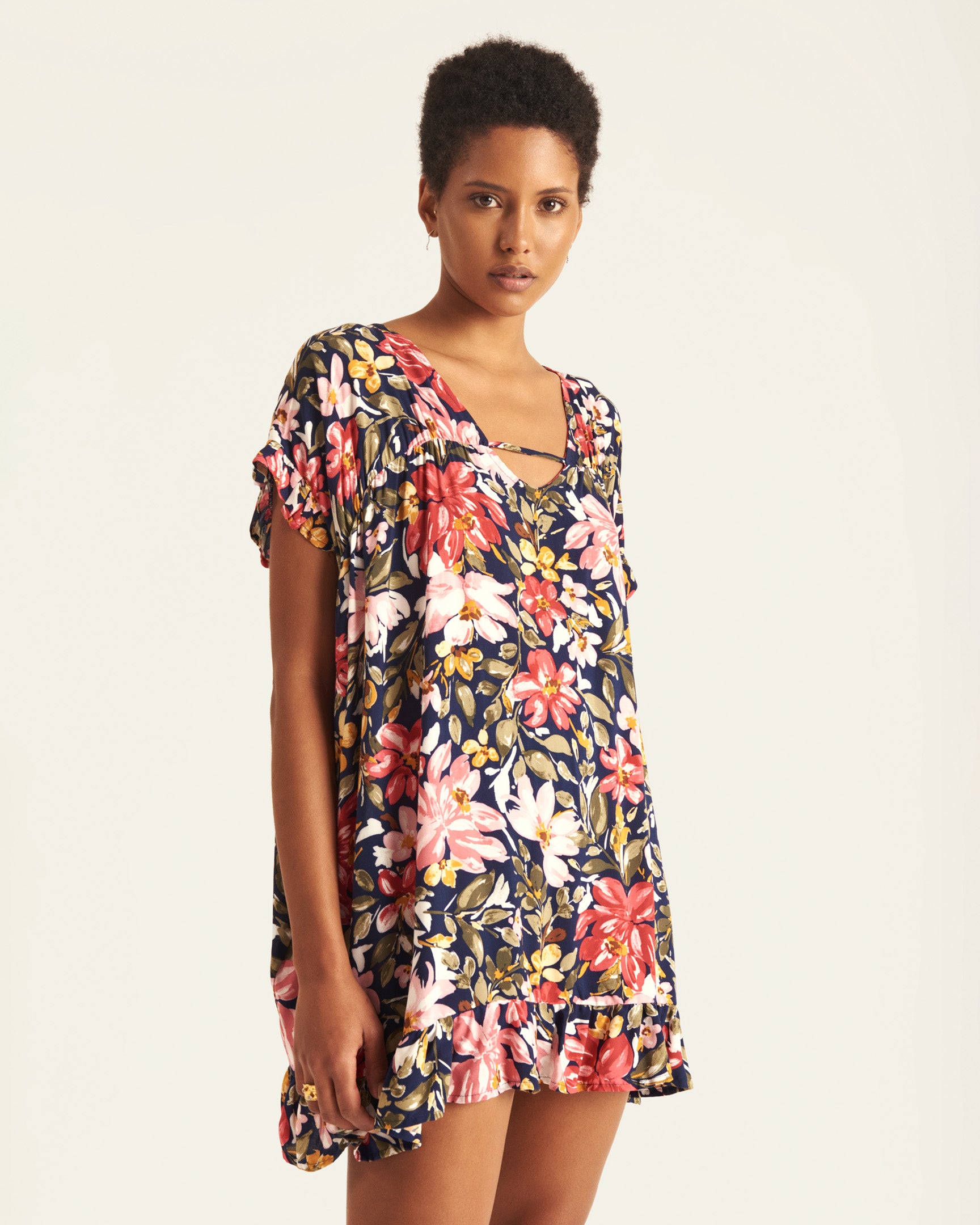 Vestido corto oversize Janina