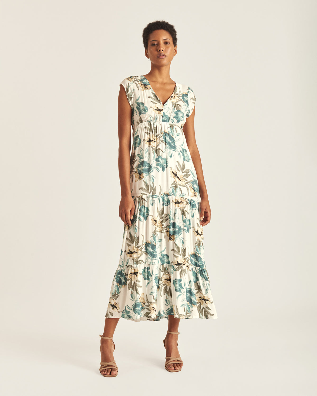 Maxi vestido estampado Estela/E2