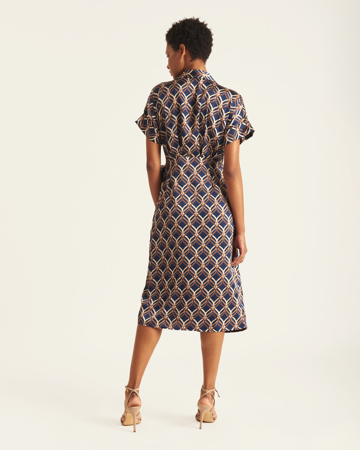 Maxi Vestido satin estampado Marylin