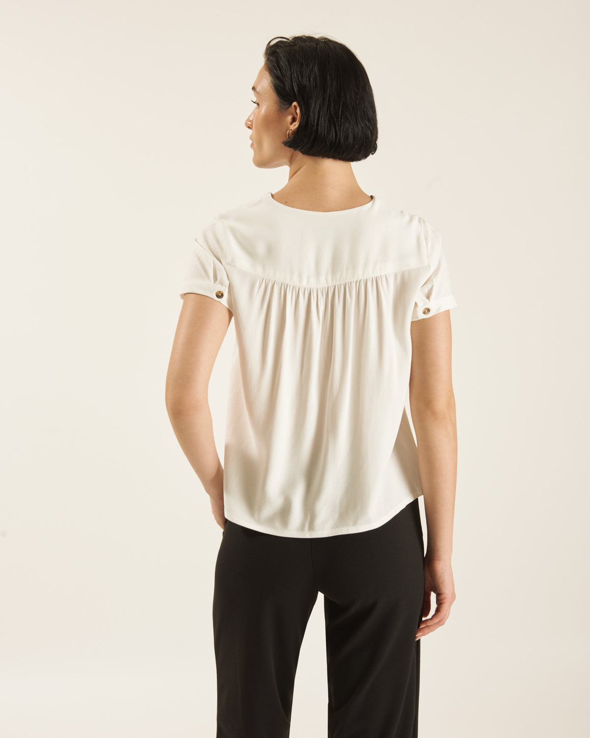 Blusa con bordado Fausta