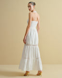 Maxi Vestido largo cuello halter Palermo