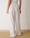 Pantalon con lino Roxana