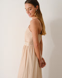 Maxi vestido largo de tirantes Terra