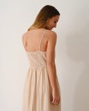 Maxi vestido largo de tirantes Terra