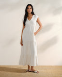 Maxi Vestido largo tela bordada Yamile
