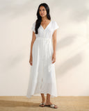 Vestido largo escote en V Maira