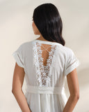 Vestido largo escote en V Maira